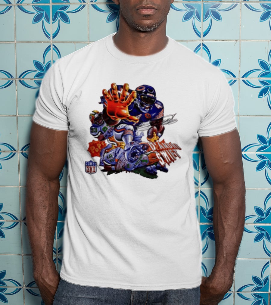 Chicago Bears Pop Art Dandre Swift 4 93 92 NFL T-Shirt