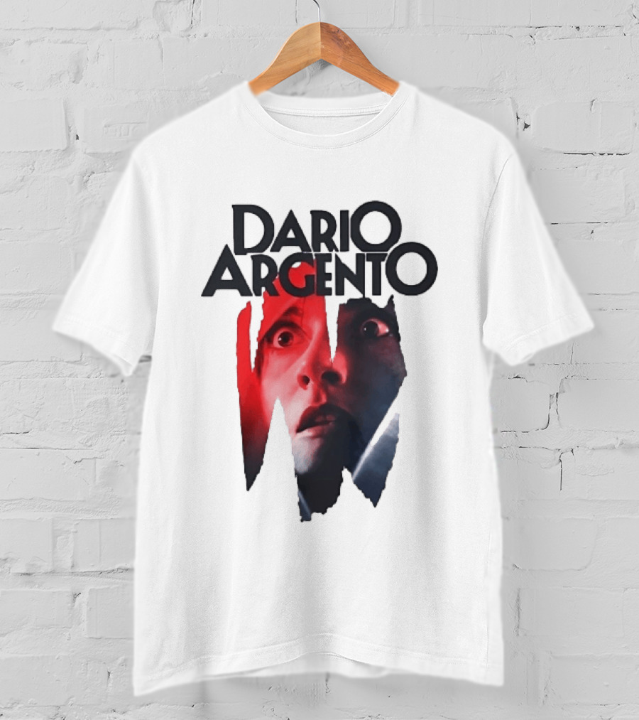 Dario Argento Horror Film Director Giallo Thriller Iconic Face T-Shirt