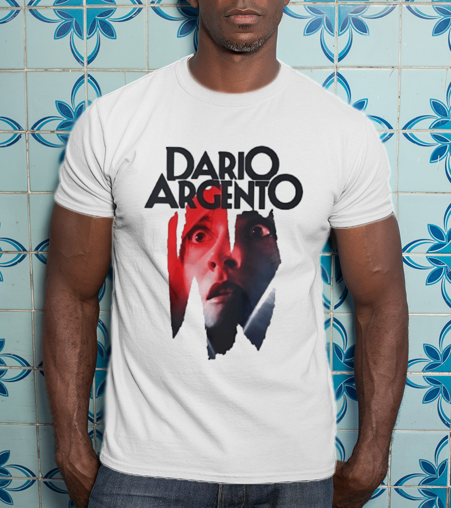 Dario Argento Horror Film Director Giallo Thriller Iconic Face T-Shirt