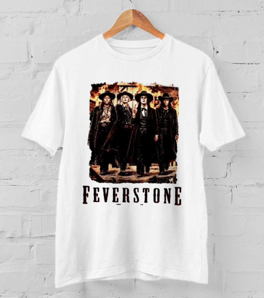 Feverstone Western Outlaw Group Cowboy Gunslinger T-Shirt