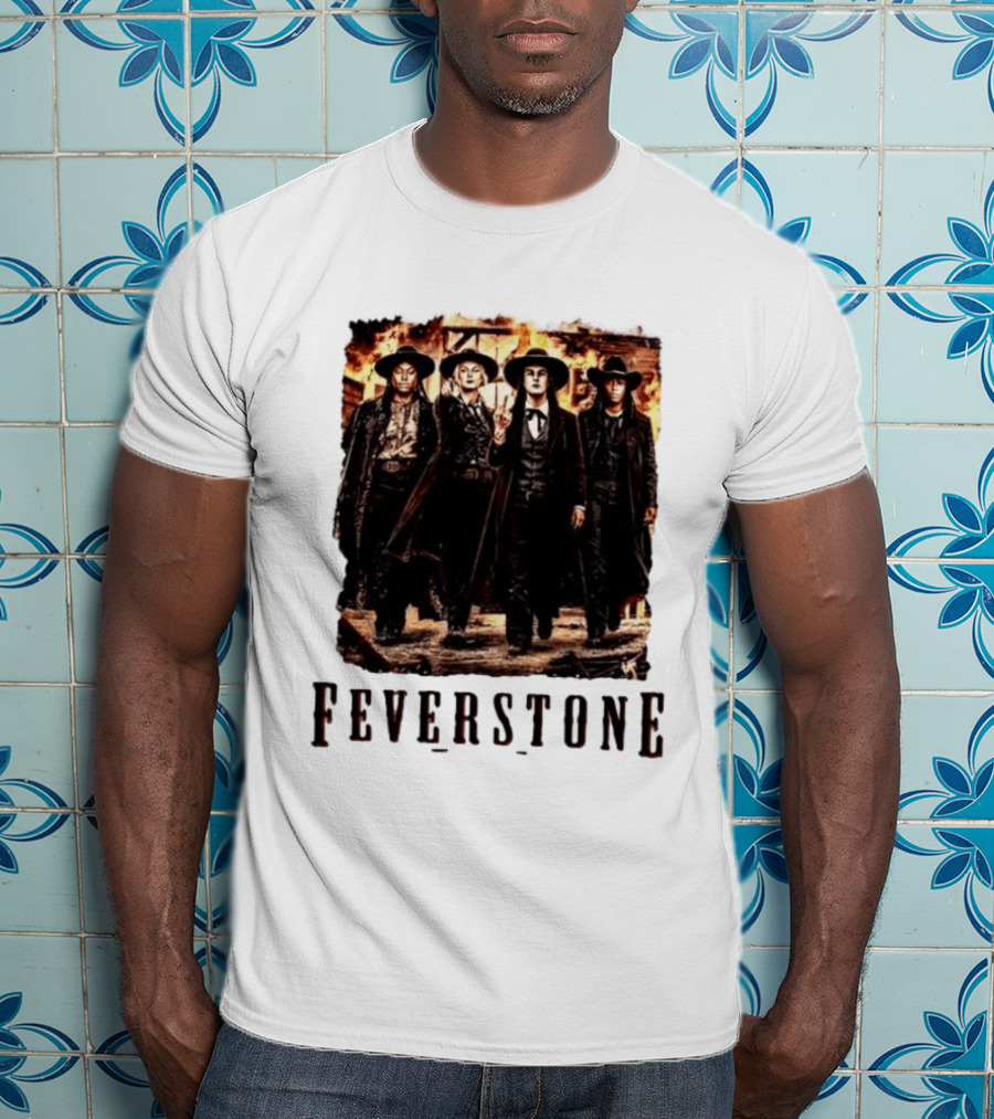 Feverstone Western Outlaw Group Cowboy Gunslinger T-Shirt