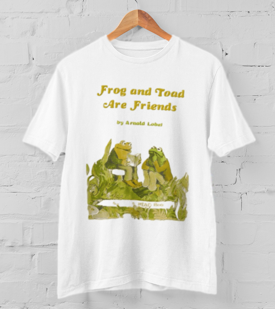 Frog And Toad Are Friends By Arnold Lobel Book Cover T-Shirt