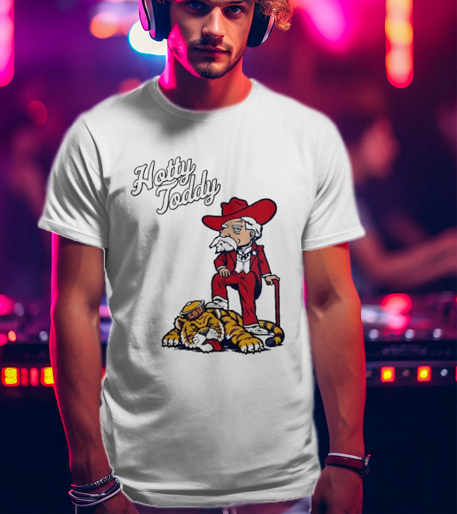 Hotty Toddy Ole Miss Mascot Triumph Over LSU Tiger 2026 T-Shirt