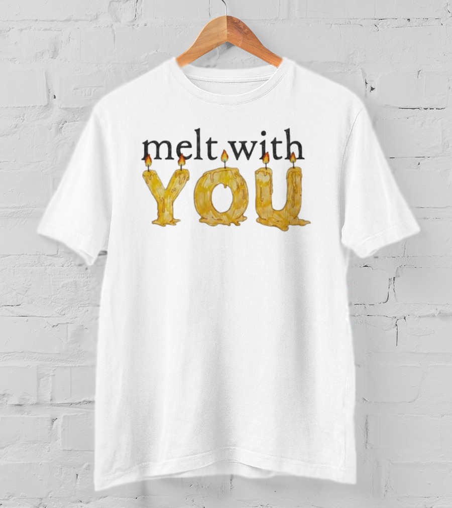Olivia Rodrigo Melt With You Candle Wax Letters T-Shirt