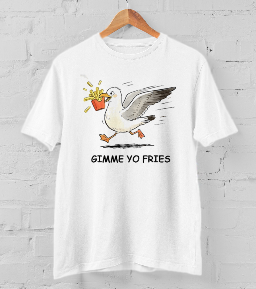 Seagull Gimme Yo Fries Speedy Snack Chase T-Shirt