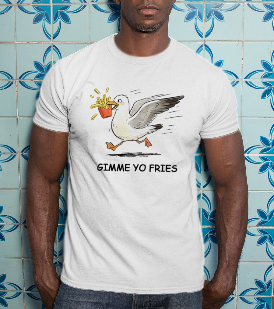 Seagull Gimme Yo Fries Speedy Snack Chase T-Shirt