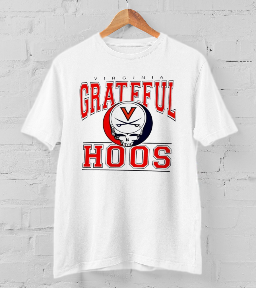 Virginia Grateful Hoos Logo UVA College Sports T-Shirt