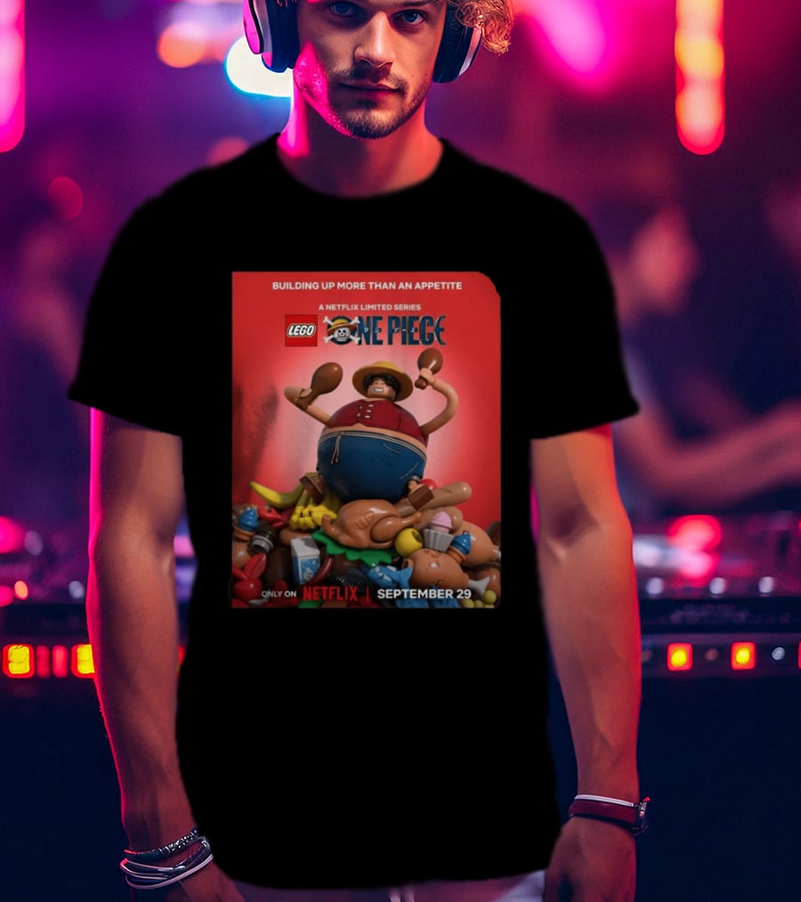 LEGO One Piece Building Up More Than An Appetite A Netflix Limited Series September 29 T-Shirt