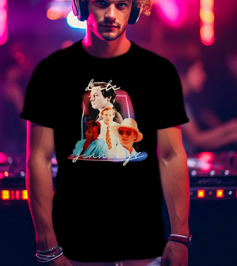 Dale Jennings Actor Retro Pop Art Collage T-Shirt