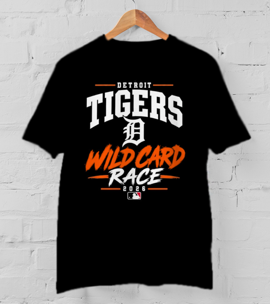 Detroit Tigers Wild Card Race 2026 MLB T-Shirt