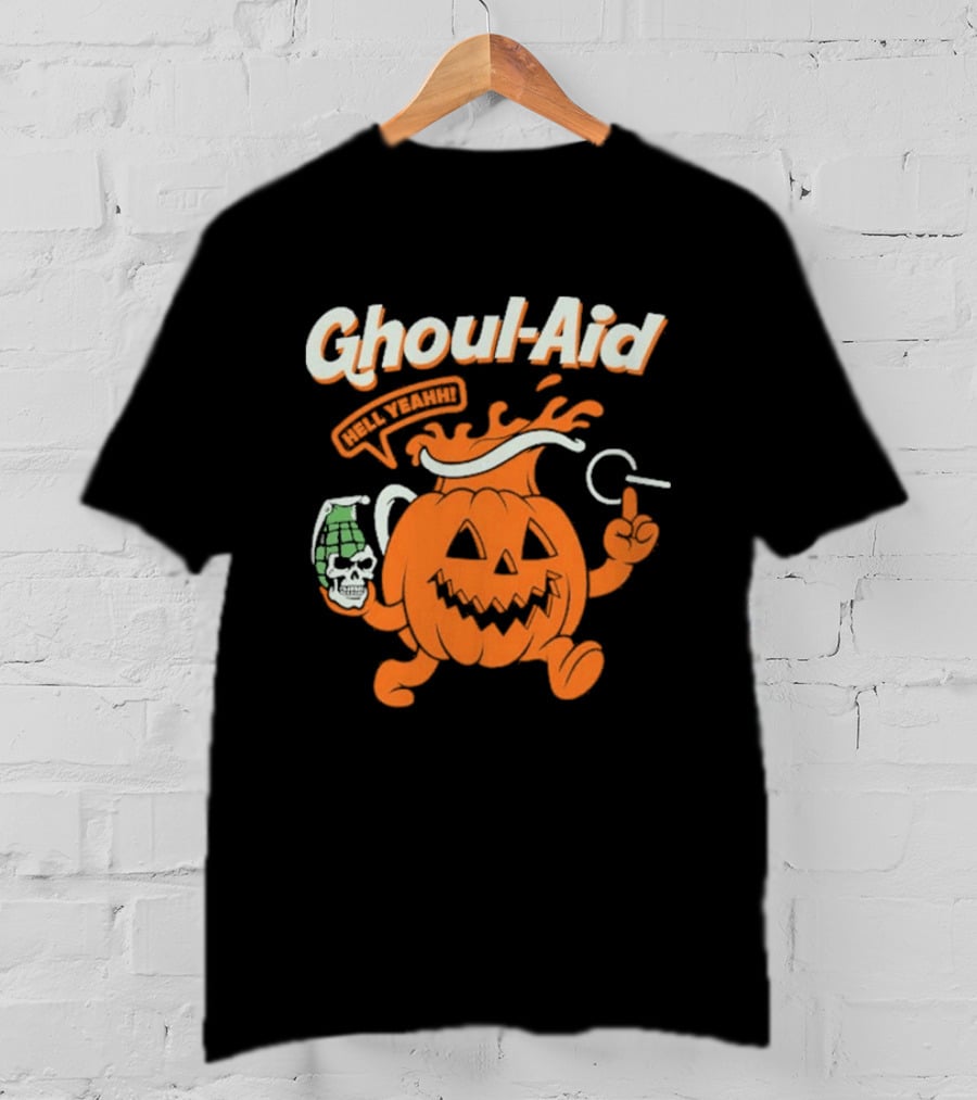 Ghoul Aid Oh Yeah Halloween Pumpkin T-Shirt