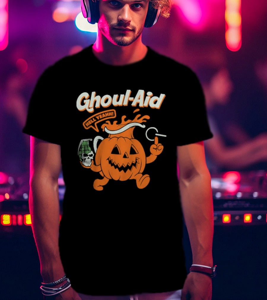 Ghoul Aid Oh Yeah Halloween Pumpkin T-Shirt