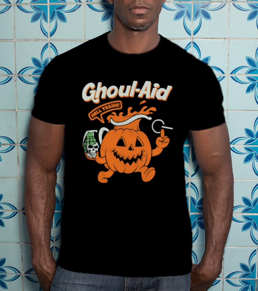 Ghoul Aid Oh Yeah Halloween Pumpkin T-Shirt