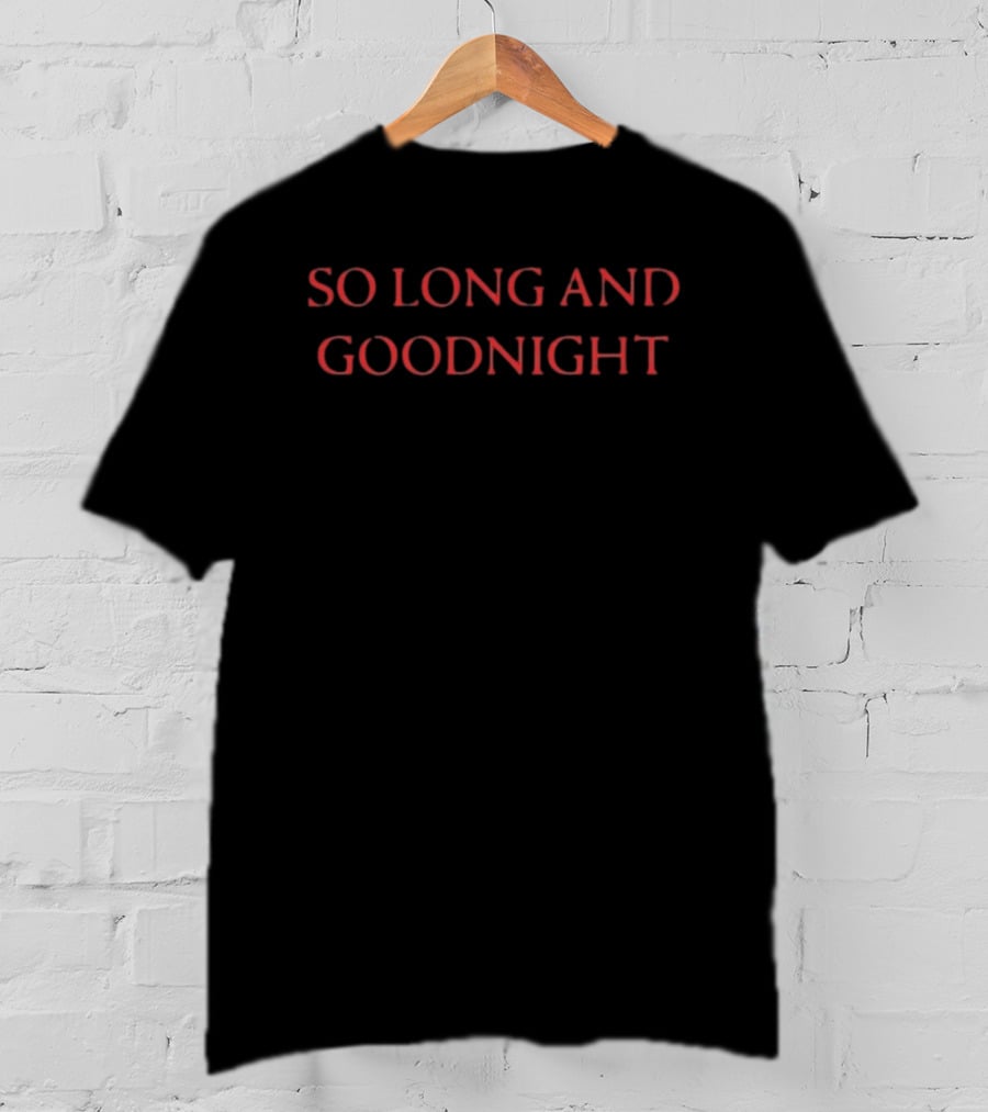 So Long And Goodnight My Chemical Romance Helena T-Shirt
