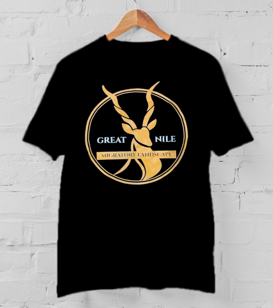 Great Nile Migratory Landscape Antelope T-Shirt