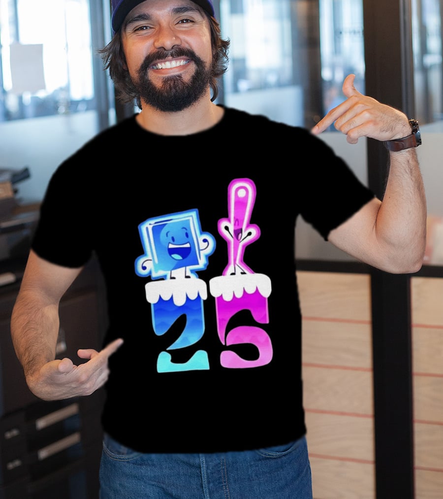 Ice Cube And Needle Battle For Dream Island 25 T-Shirt