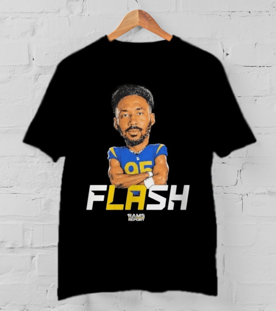 Flash Rams Report Jackson Durham LA Los Angeles Rams T-Shirt