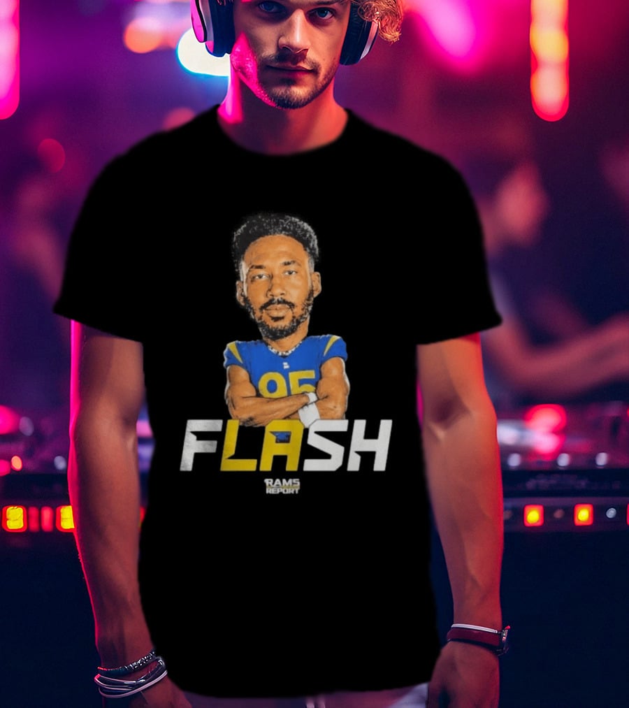Flash Rams Report Jackson Durham LA Los Angeles Rams T-Shirt