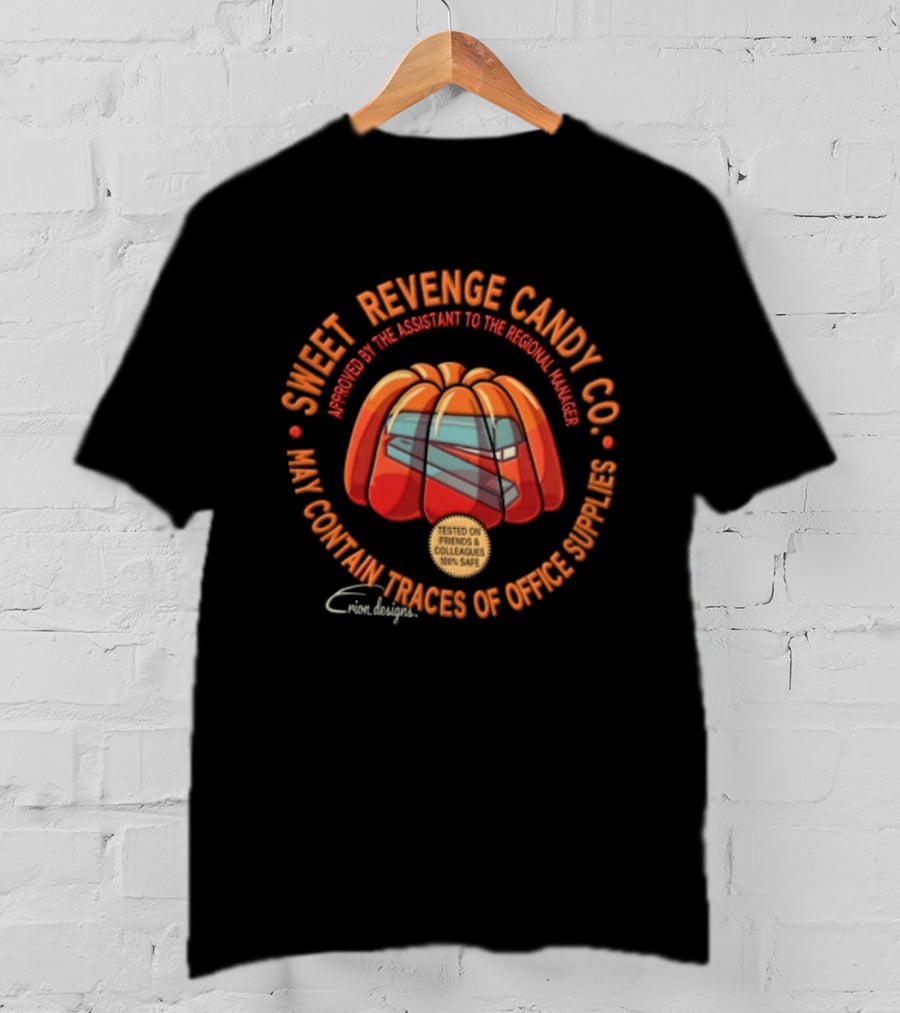 Sweet Revenge Candy Co May Contain Traces Of Office T-Shirt