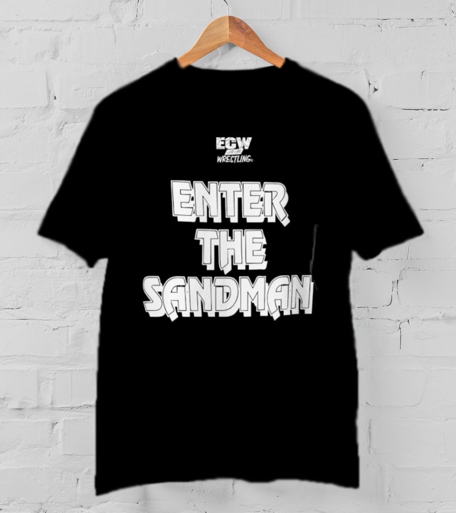 ECW Enter The Sandman Hardcore Wrestling T-Shirt