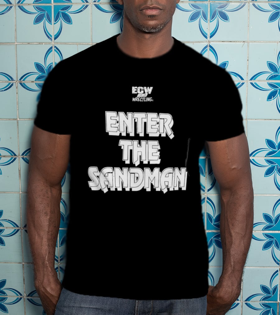 ECW Enter The Sandman Hardcore Wrestling T-Shirt