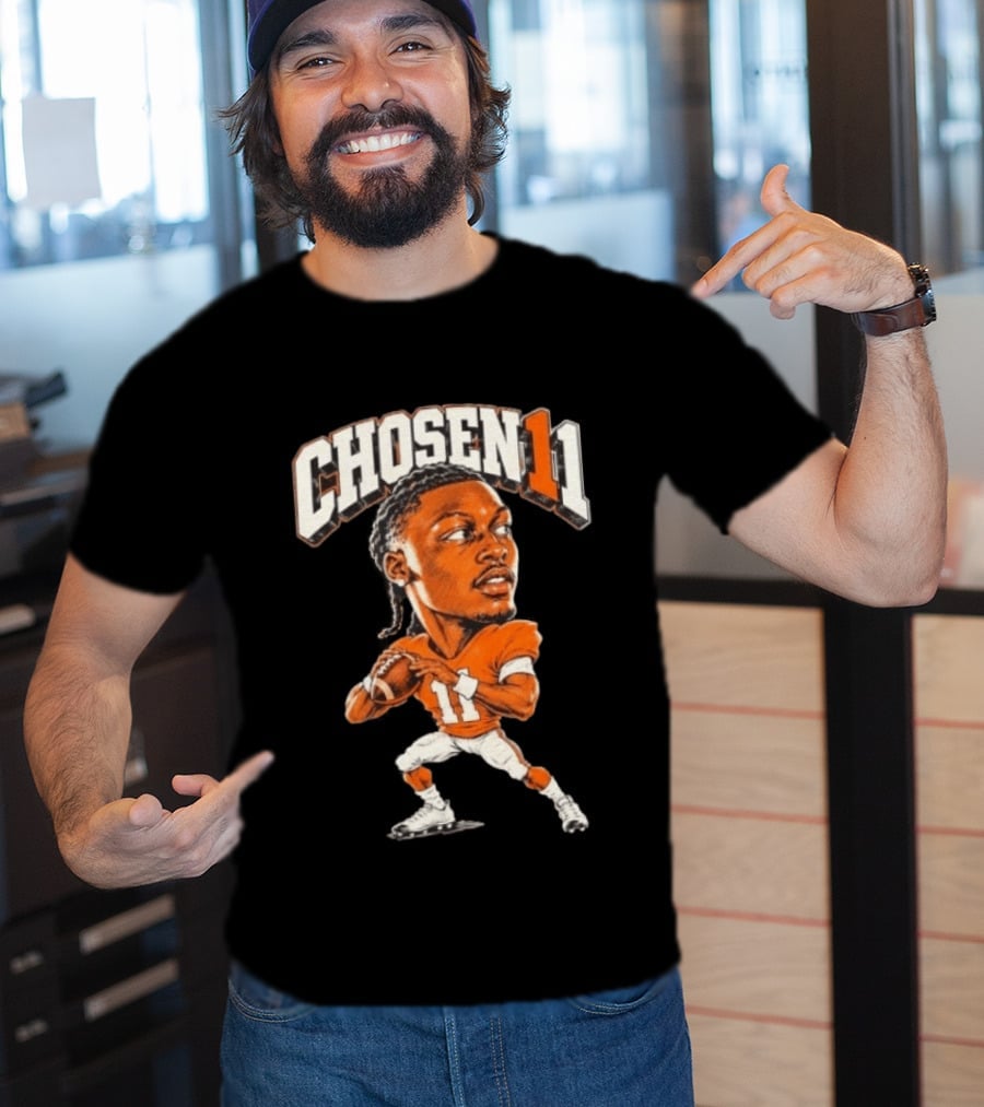 Josh Heupel Chosen11 Tennessee Vols Football Quarterback Caricature T-Shirt