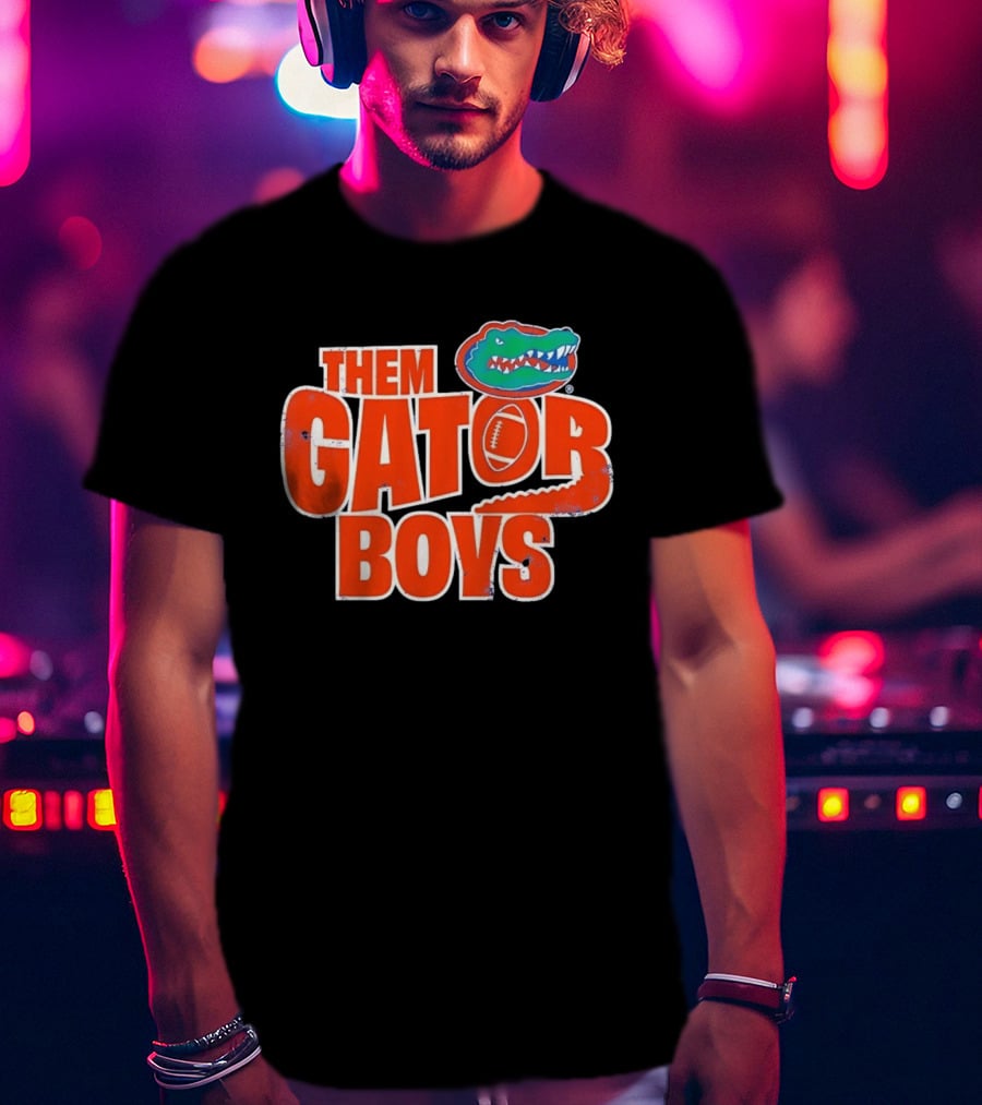 Them Gator Boys Florida Gators Football Distressed T-Shirt