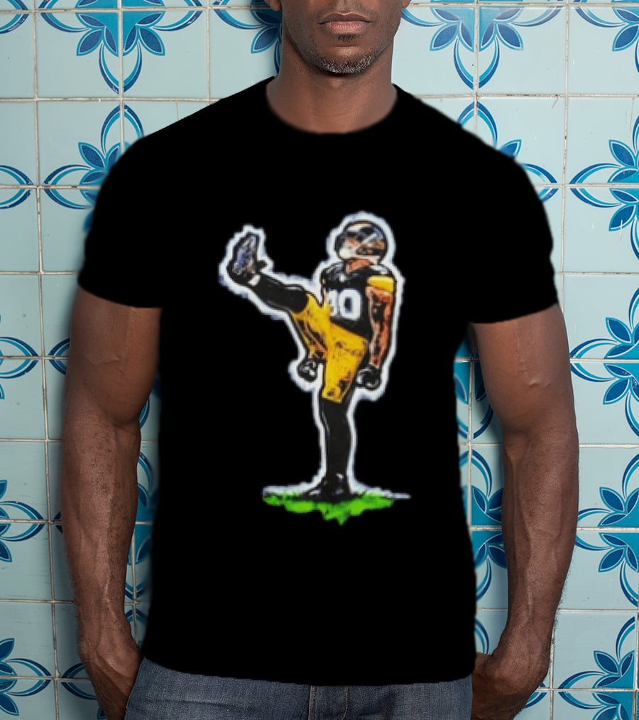 Pittsburgh Steelers TJ Watt Number 90 Football Player T-Shirt