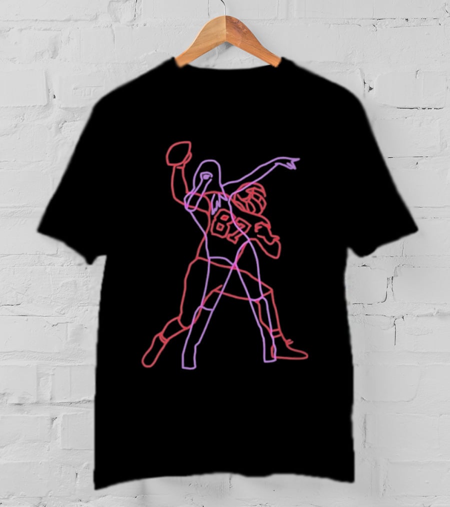 Travis Kelce 87 Kansas City Chiefs Football T-Shirt