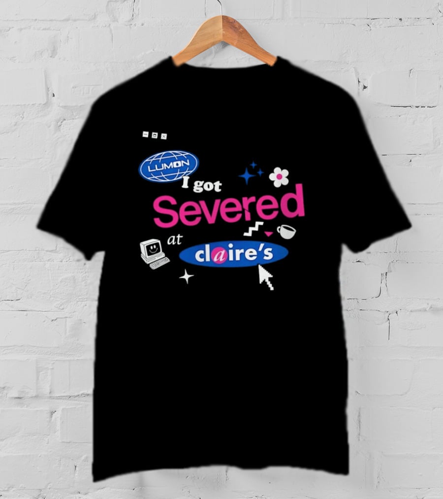 Lumon Severed At Claire's Severance Laptop Coffee Flower Cup Heart Stars T-Shirt