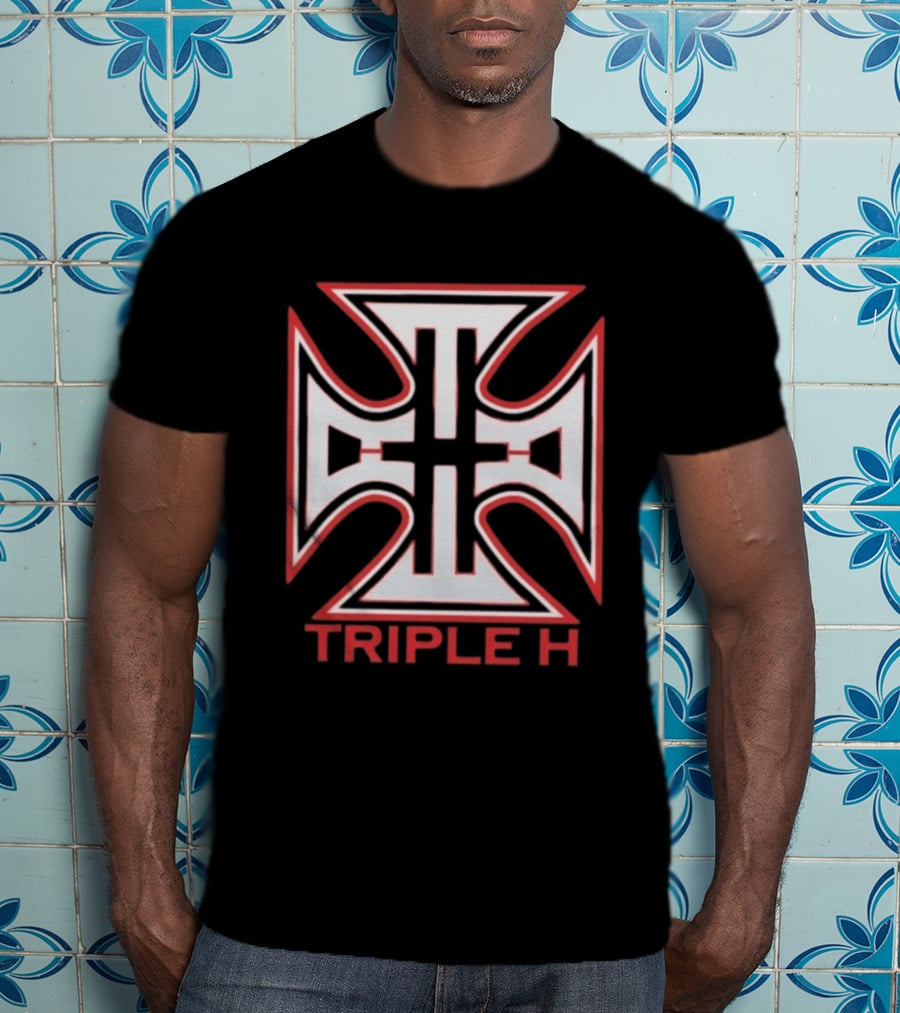 Triple H Iron Cross WWE Wrestling The Game T-Shirt