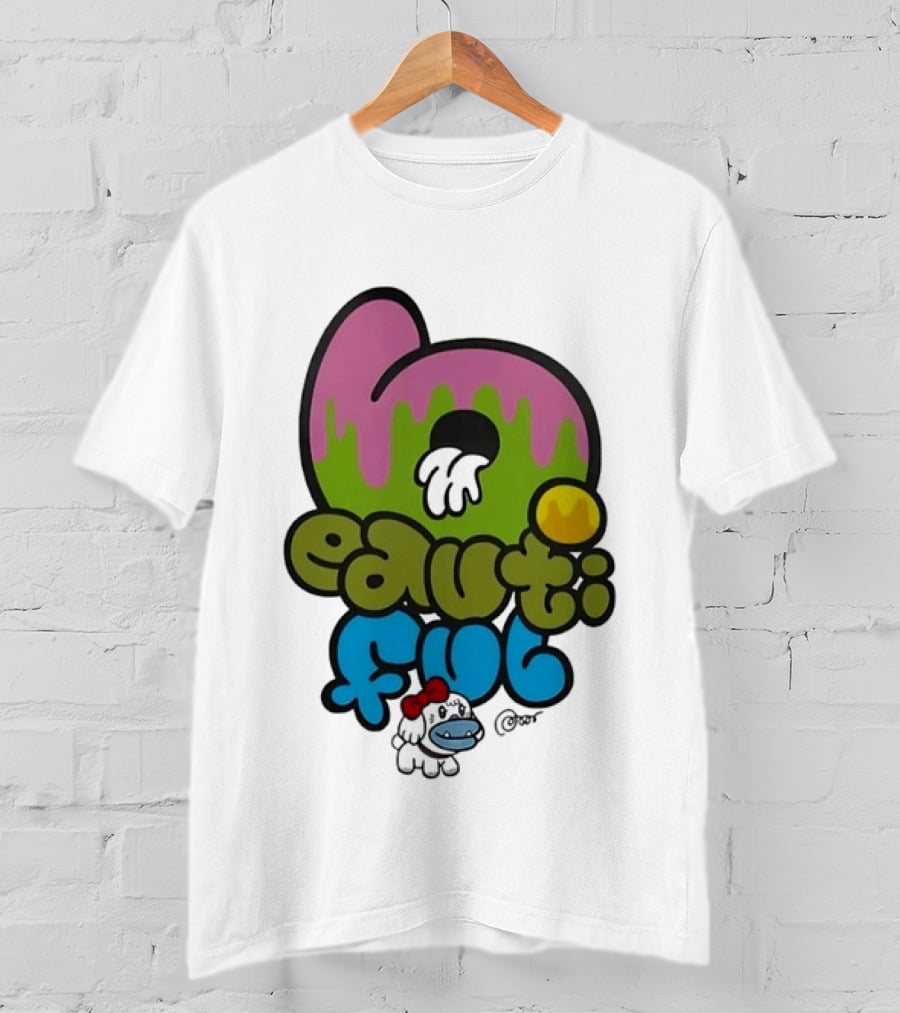Beautiful Graffiti Melting Popsicle Drip T-Shirt