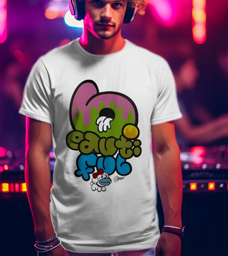 Beautiful Graffiti Melting Popsicle Drip T-Shirt