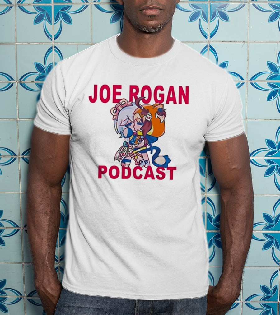 Joe Rogan Podcast Chibi Anime Manga T-Shirt