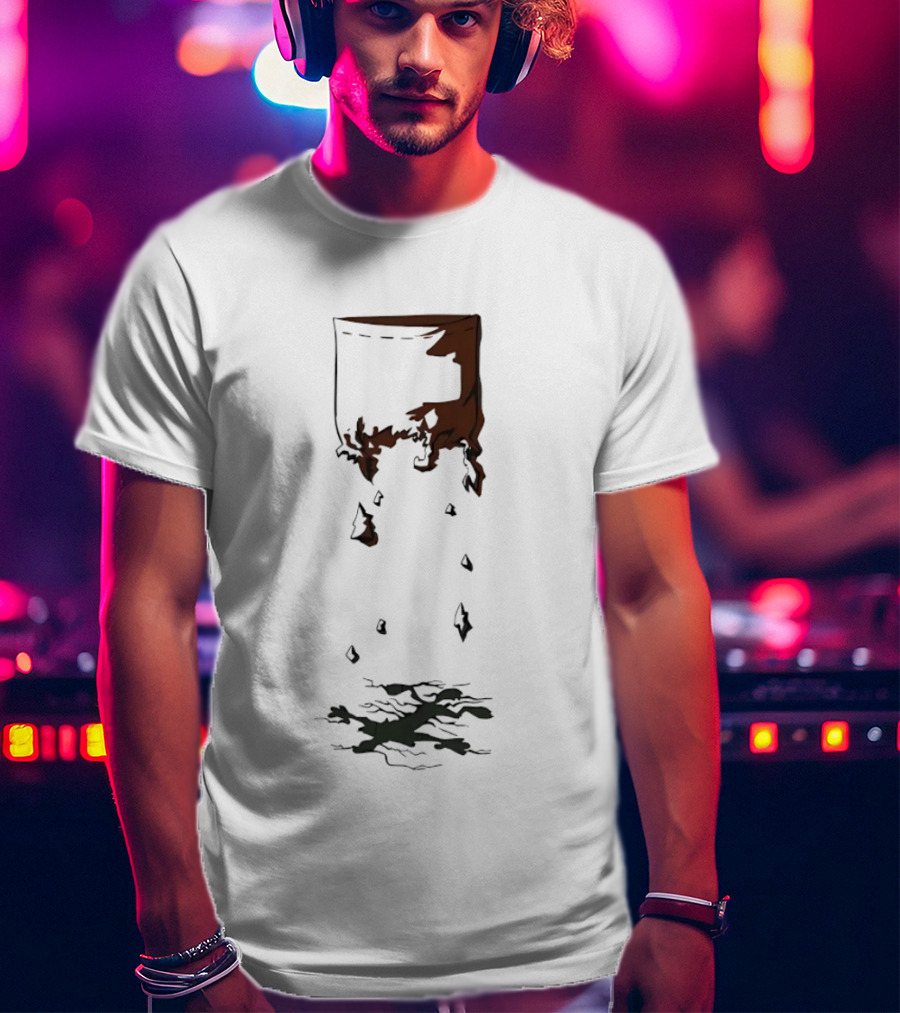 Calvin Falling From Pocket Parody Style Bill Watterson T-Shirt