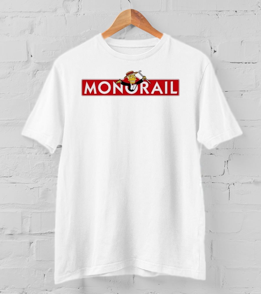 Lyle Lanley Monorail The Simpsons Springfield T-Shirt