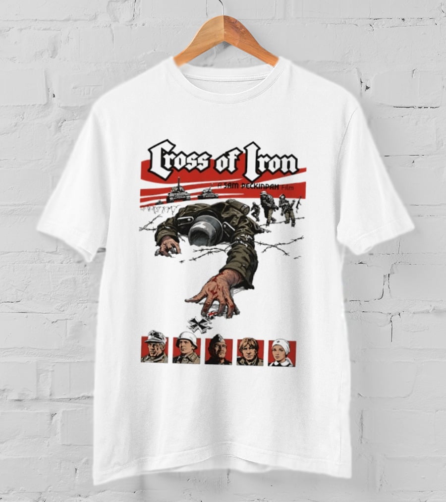 Cross Of Iron Sam Peckinpah Film War Movie Artillery Soldiers Portraits T-Shirt