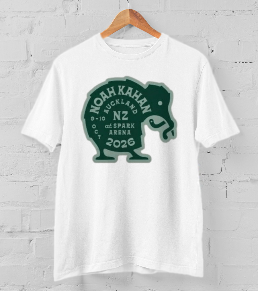 Noah Kahan Auckland NZ October 9 10 2026 Spark Arena Event T-Shirt
