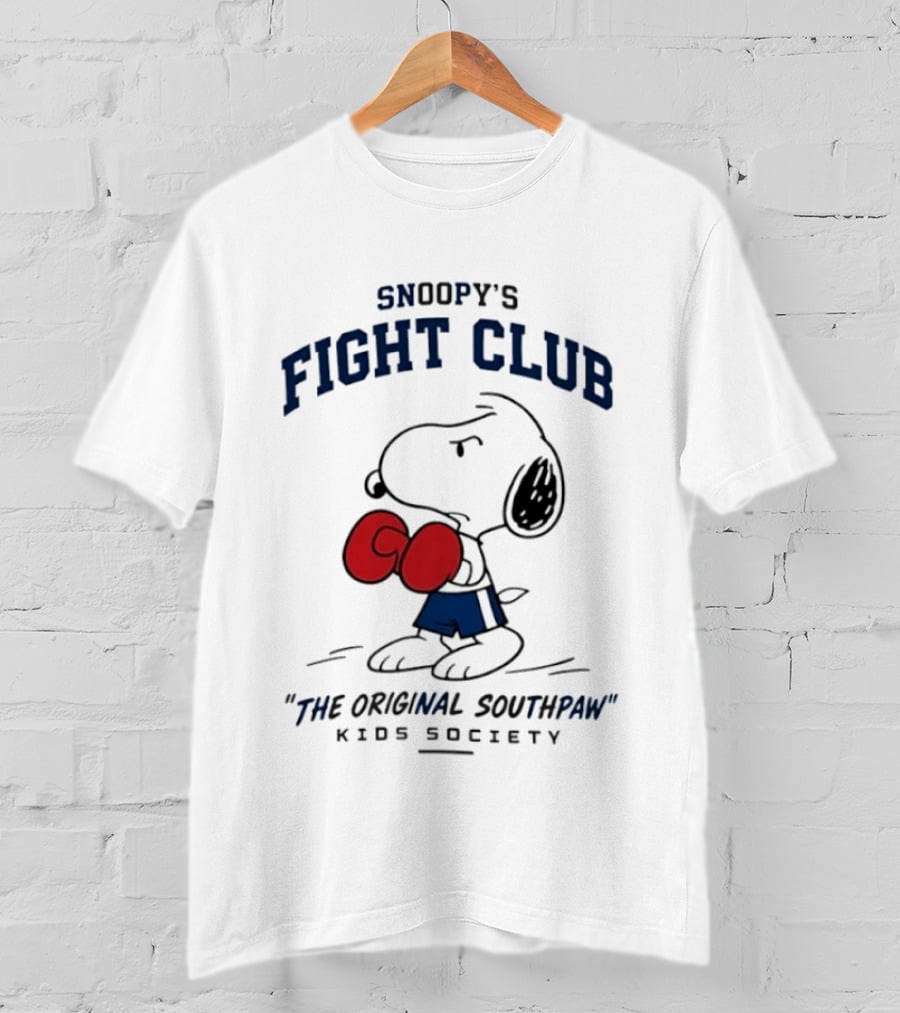 Snoopy's Fight Club Kids Society The Original Southpaw T-Shirt