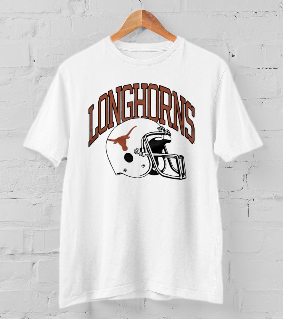 Texas Longhorns Football Helmet Longhorns T-Shirt