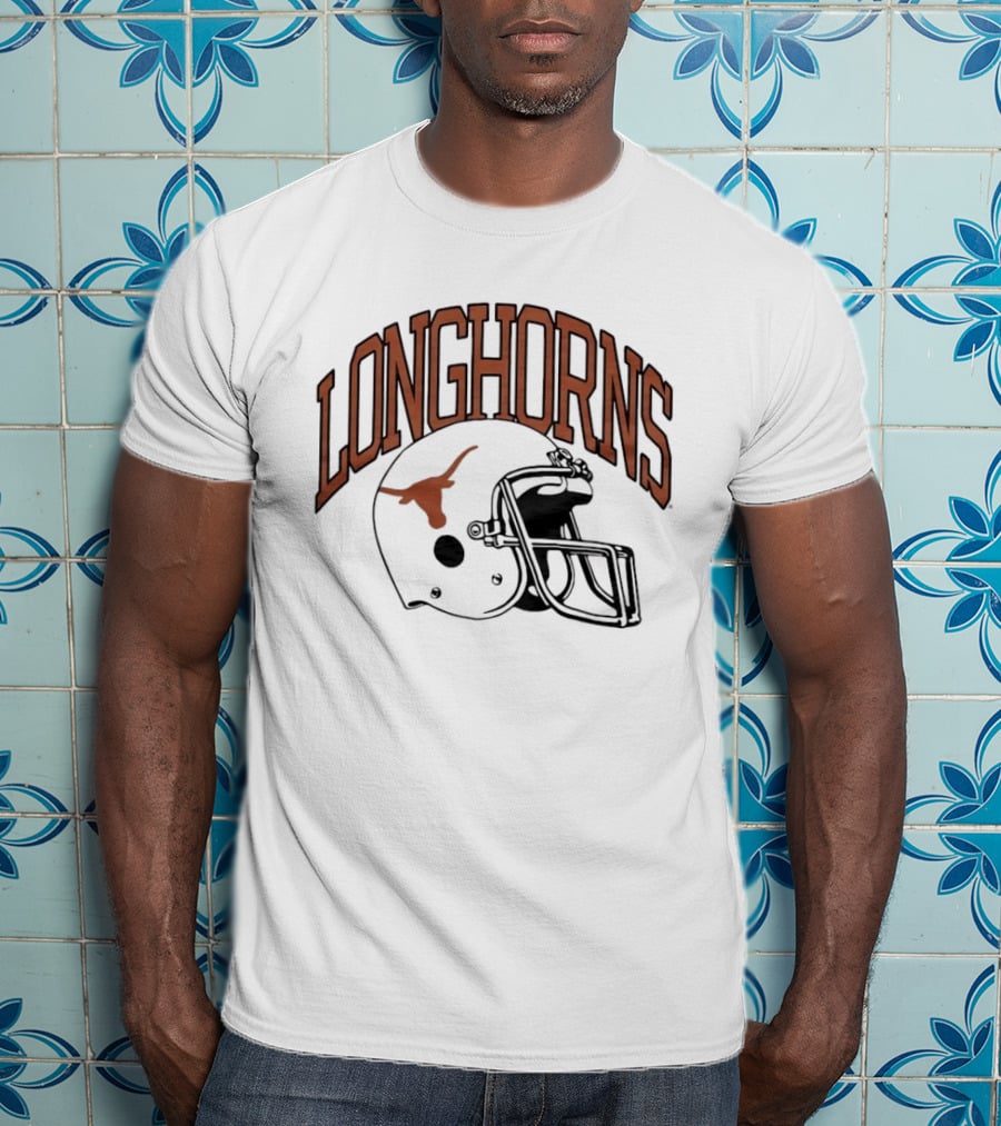 Texas Longhorns Football Helmet Longhorns T-Shirt