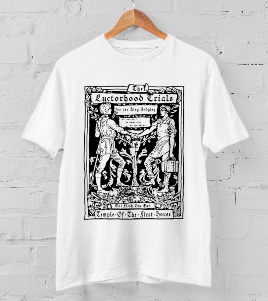 The Lyctorhood Trials Ring Undying One Flesh One End Temple Of The Ninth House Collection T-Shirt
