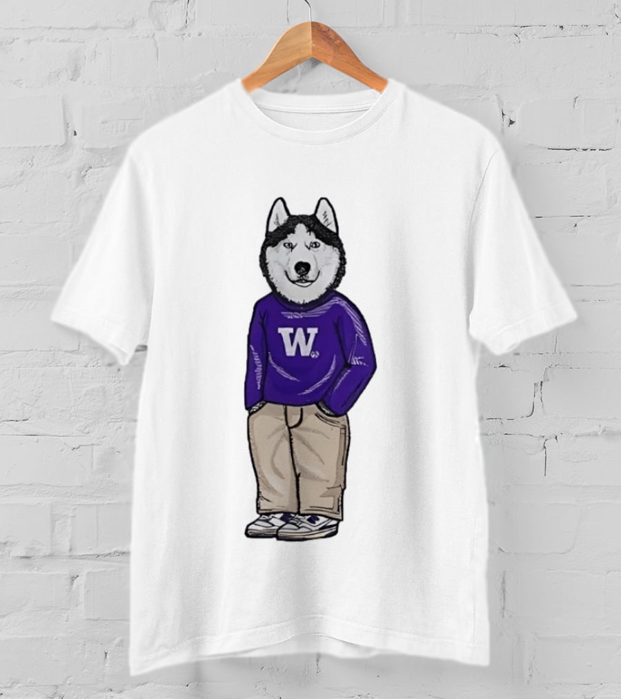 University Of Washington Husky Streetwear Boy UW W T-Shirt