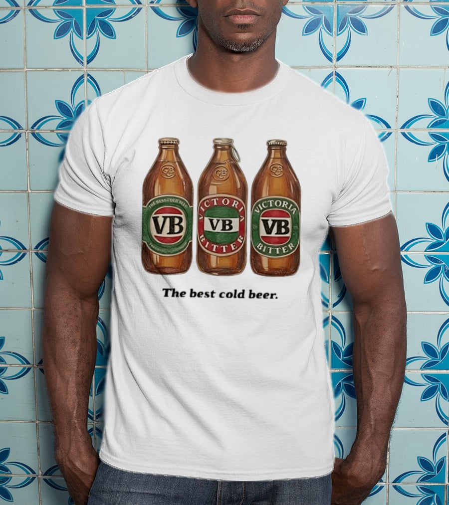Victoria Bitter VB The Best Cold Beer Bottles T-Shirt