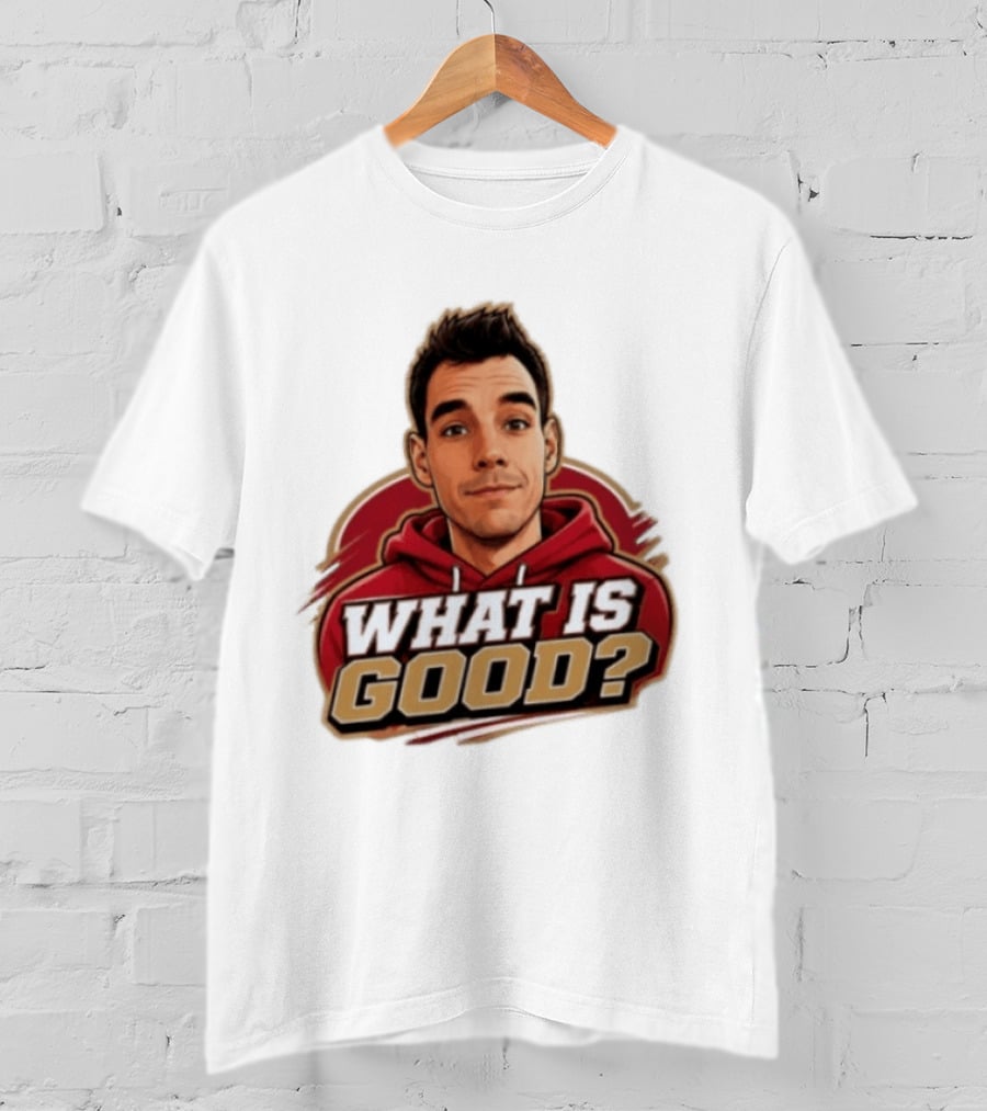 What Is Good The Gold Standard Podcast Network Cartoon T-Shirt