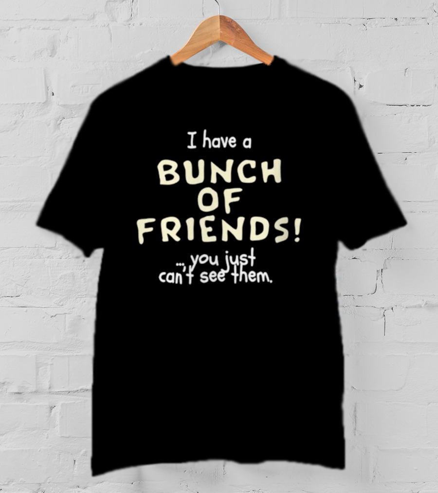 I Have A Bunch Of Friends You Just Can't See Them T-Shirt