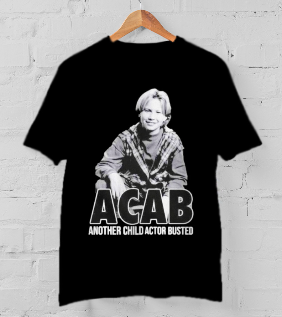 Jonathan Taylor Thomas ACAB Another Child Actor Busted T-Shirt