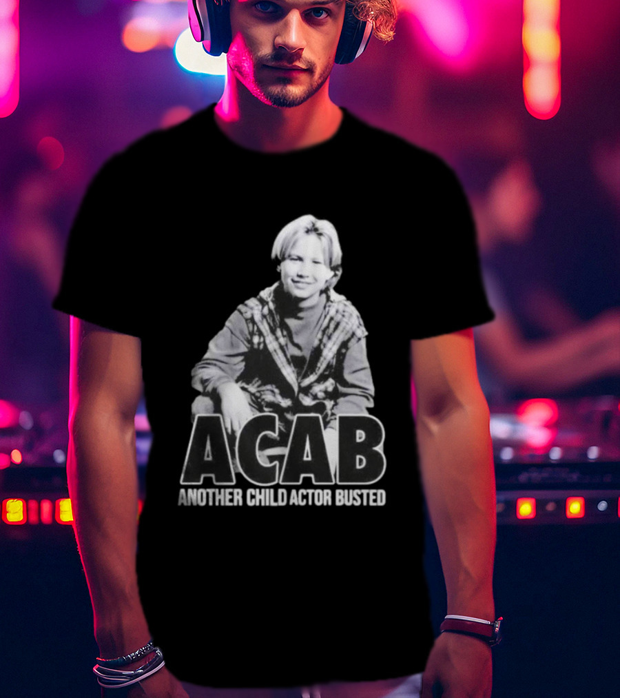 Jonathan Taylor Thomas ACAB Another Child Actor Busted T-Shirt