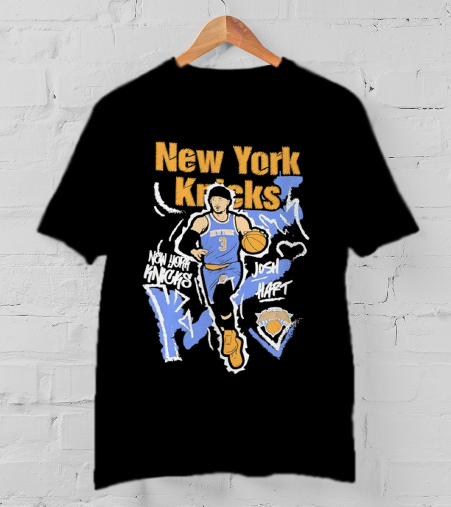 New York Knicks Josh Hart 3 NBA Basketball Player T-Shirt