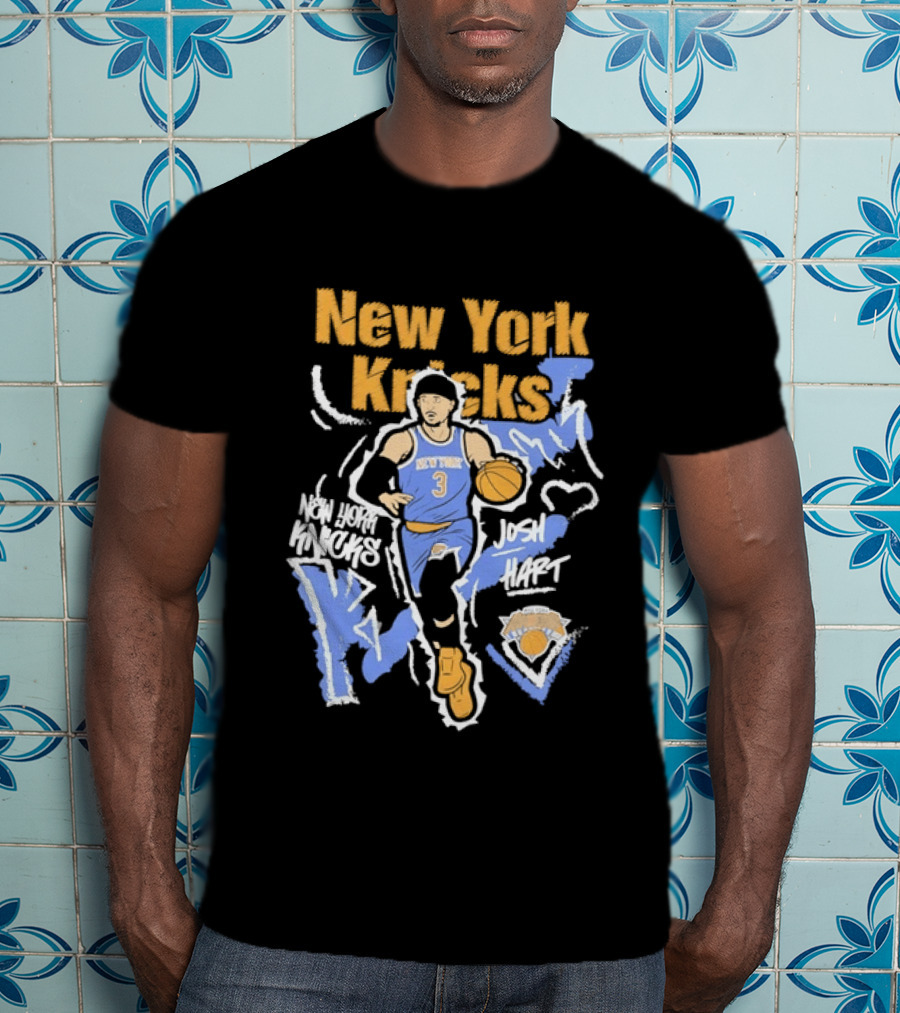 New York Knicks Josh Hart 3 NBA Basketball Player T-Shirt